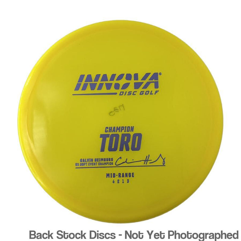 Innova Champion Toro with Calvin Heimburg - 9X DGPT Event Champion Signature Stamp