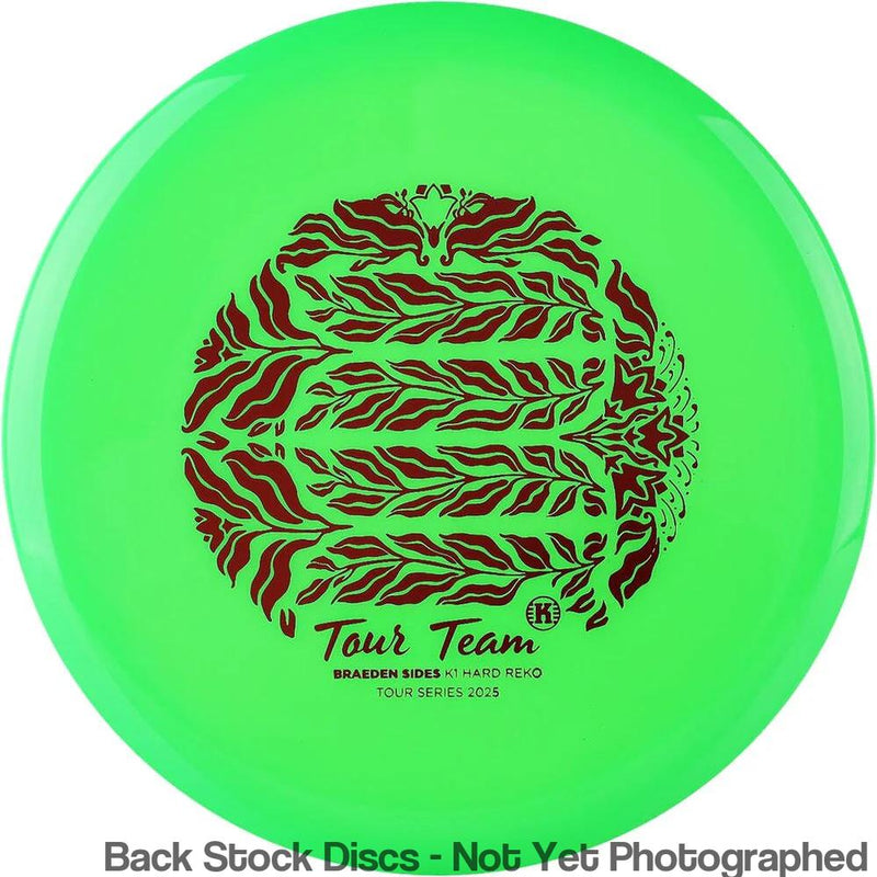 Kastaplast K1 Hard Reko with Tour Team - Braeden Sides - Tour Series 2025 Stamp