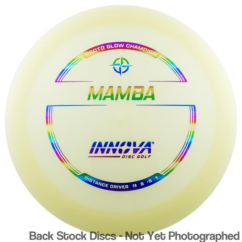 Innova Proto Glow Champion Mamba with Burst Logo Stock Stamp