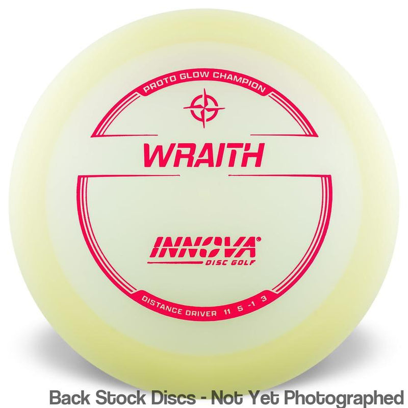 Innova Proto Glow Champion Wraith with Burst Logo Stock Stamp