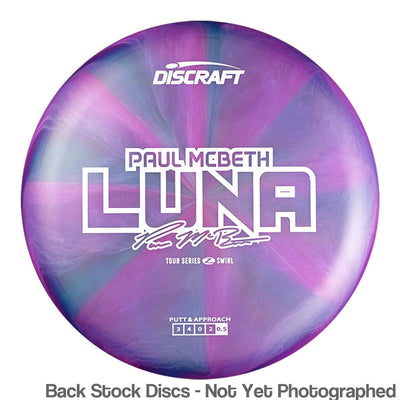 Discraft Elite Z Swirl Luna with Paul McBeth 2025 Tour Series Stamp
