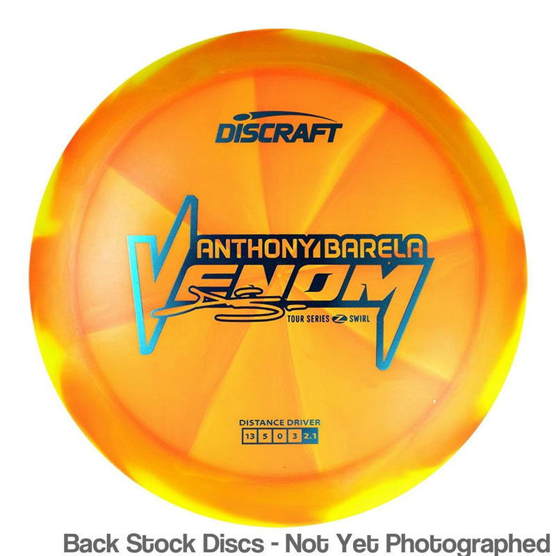 Discraft Elite Z Swirl Venom with Anthony Barela 2025 Tour Series Stamp