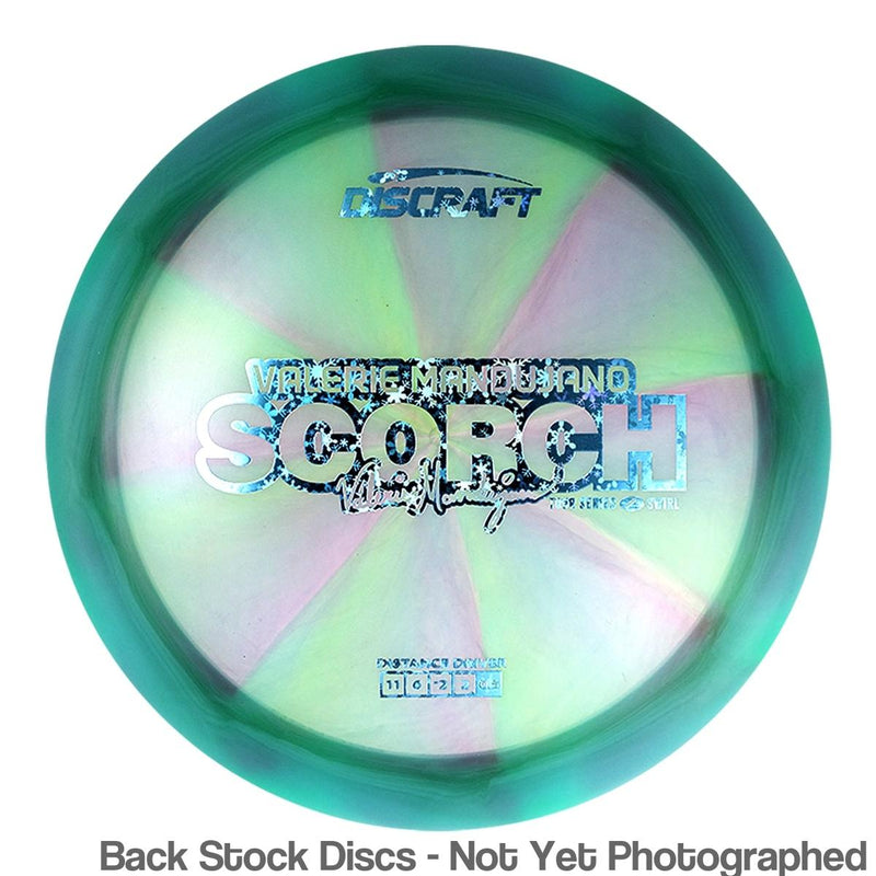 Discraft Elite Z Swirl Scorch with Valerie Mandujano 2025 Tour Series Stamp