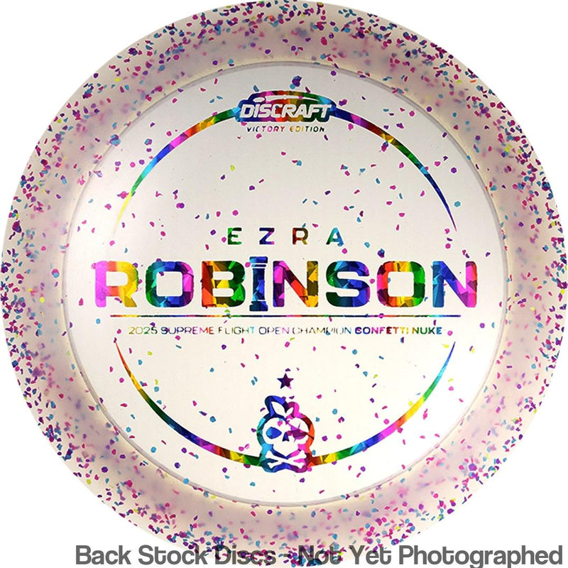 Discraft Elite Z Confetti Nuke with Ezra Robinson - 2025 Supreme Flight Open Champion - Peach Pirate Stamp