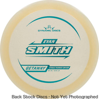Dynamic Discs Lucid Gold Metal Flake Getaway with Evan Smith 2025 Signature Mold Stamp
