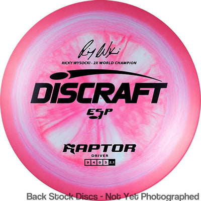 Discraft ESP Raptor with Ricky Wysocki - 2x World Champion Signature Stamp