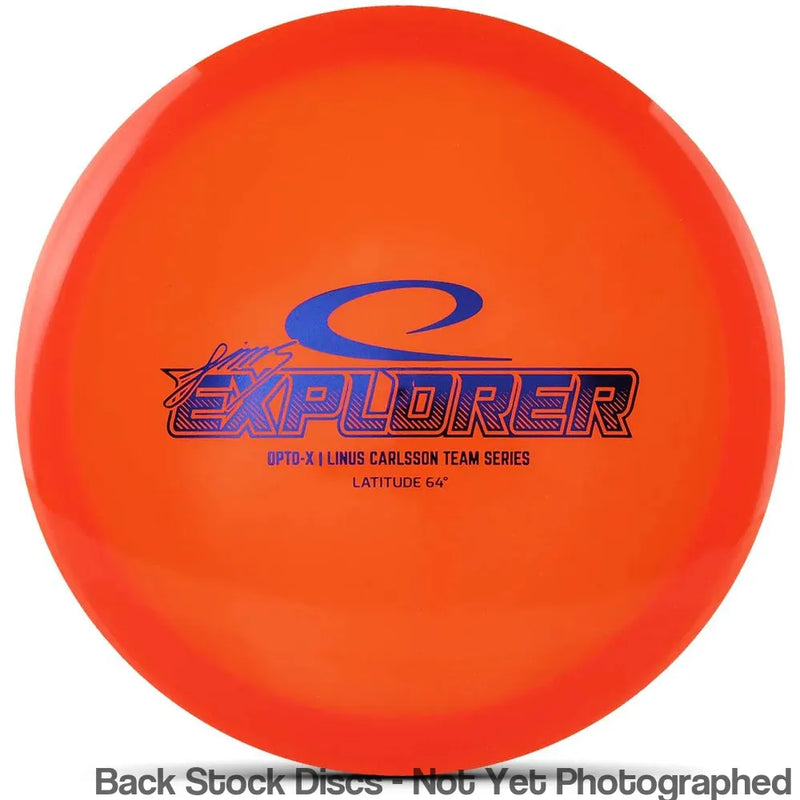 Latitude 64 Opto-X Explorer with Linus Carlsson Team Series 2025 Stamp