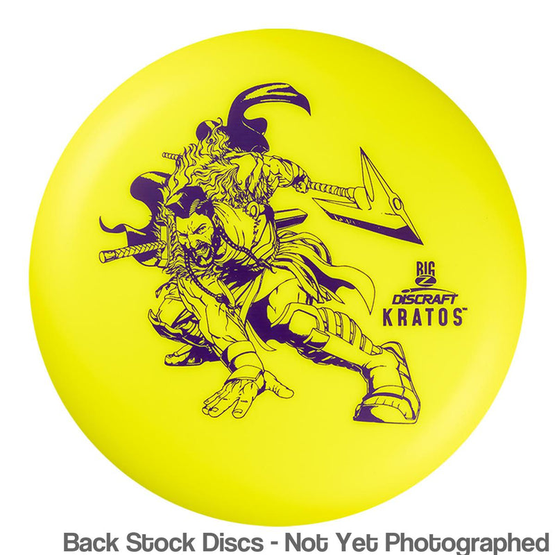 Discraft Big Z Collection Kratos with Big Z Stock Stamp with Inside Rim Embossed PM Paul McBeth Stamp