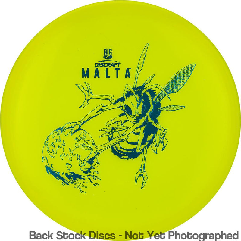 Discraft Big Z Collection Malta with Big Z Stock Stamp with Inside Rim Embossed PM Paul McBeth Stamp