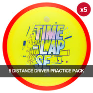 Axiom Neutron Time-Lapse 5 Distance Driver Practice Pack: 172.2g to 173.3g [Disc and Stamp Colors May Vary]