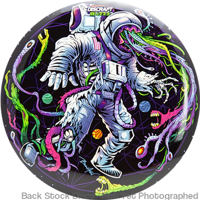 Discraft ESP SuperColor Buzzz with Astronaut by Brian Allen Stamp