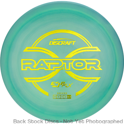 Discraft ESP FLX Raptor with New Stock Font for 2024 Stamp
