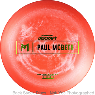 Discraft Special Prototype Blend Malita with Paul McBeth Prototype Stamp