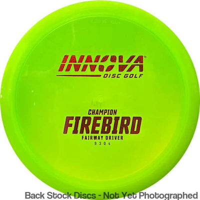 Innova Champion Firebird with Burst Logo Stock Stamp