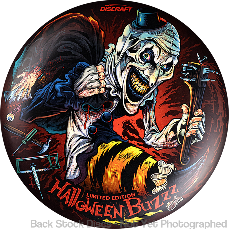 Discraft ESP SuperColor Buzzz with 2025 Halloween Art by Brian Allen Stamp