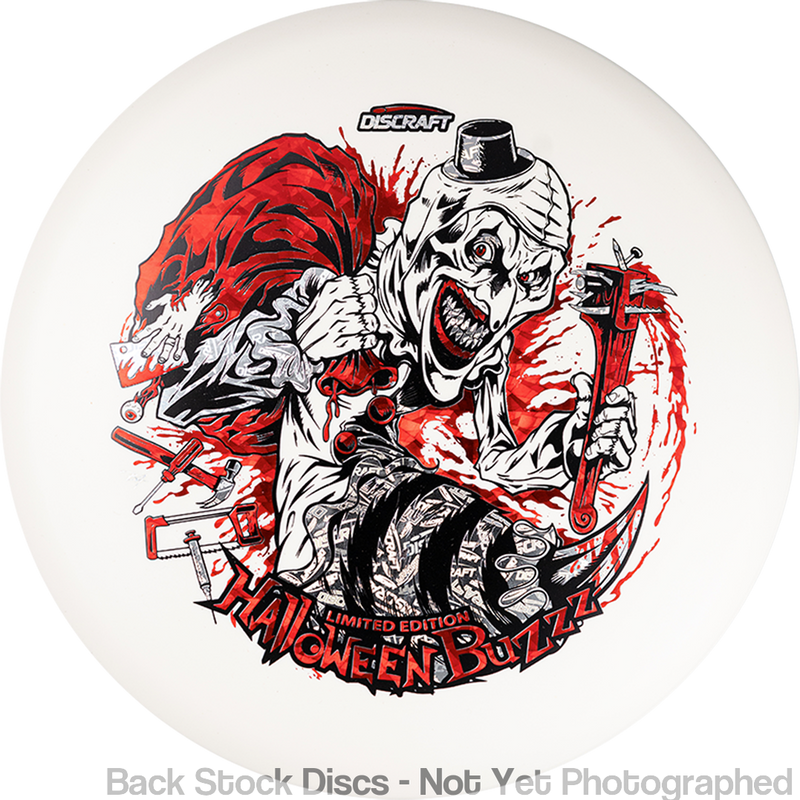 Discraft Seasonal Glow Elite Z Buzzz with 2025 Tri-Foil Hot Stamp Halloween Art by Brian Allen Stamp