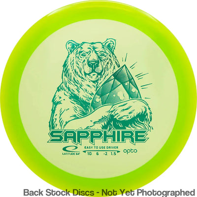 Latitude 64 Opto Sapphire with Stock Character Stamp