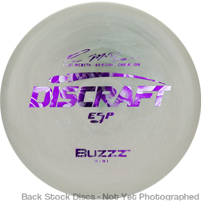 Discraft ESP Mini Buzzz Mini with Paul McBeth - 6x World Champion Signature Stamp