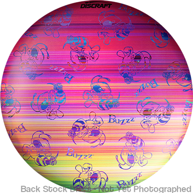 Discraft ESP Full Foil SuperColor Buzzz with Swarm on Chromatic Lines Stamp