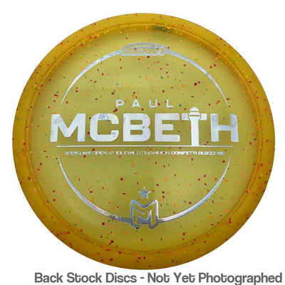 Discraft Elite Z Confetti BuzzzSS with Paul McBeth 2025 LWS Open At Idlewild Champion - Victory Edition Stamp