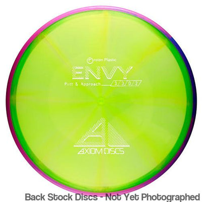 Axiom Proton Envy with Stock Stamp with Flight Numbers Stamp