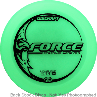 Discraft Mega-Glow Force with Simple Stock Stamp