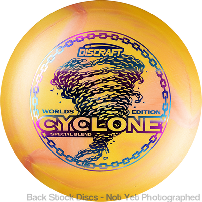 Discraft Special Blend Titanium Metallic Big Z Pearl Cyclone with 2026 Worlds Edition Tour Series Stamp
