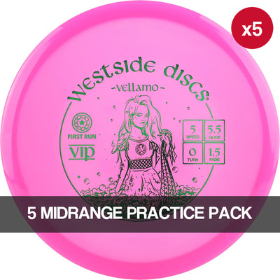 Westside VIP Vellamo 5 Midrange Practice Pack - 176.2g to 178.4g