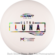 Discraft Putter Line Hard UltraLuna Putter with PM Logo Stock Stamp [Back Stock Inventory - Disc and Stamp Color WILL VARY] - 170g-172g / UltraLuna / Varies