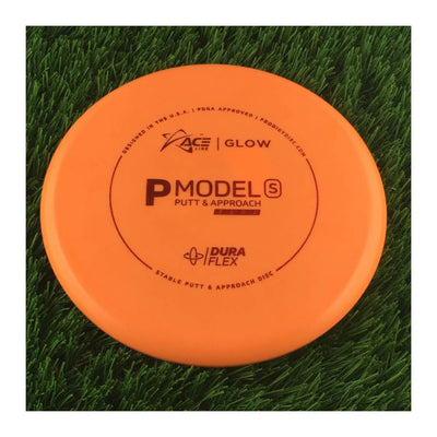 Prodigy Ace Line DuraFlex Color Glow P Model S with Cale Leiviska 2021 Bottom Stamp Stamp - 175g - Solid Orange