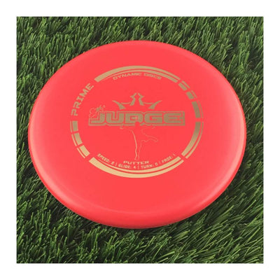 Dynamic Discs Prime EMAC Judge with EMAC Signature Stamp - 173g - Solid Red