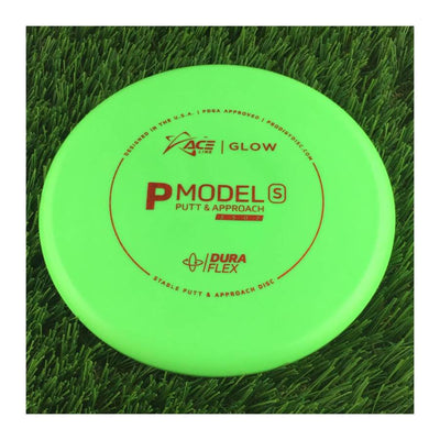 Prodigy Ace Line DuraFlex Color Glow P Model S with Cale Leiviska 2021 Bottom Stamp Stamp - 175g - Solid Green