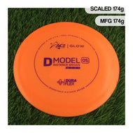 Prodigy Ace Line DuraFlex Color Glow D Model OS - 174.0g - Solid Orange - Solid Orange / 174g / D Model OS