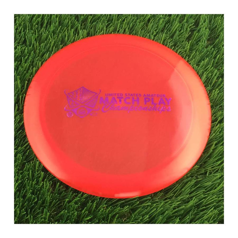 Dynamic Discs Lucid Trespass with United States Amateur Match Play Championships 2021 Stamp - 175g - Translucent Red