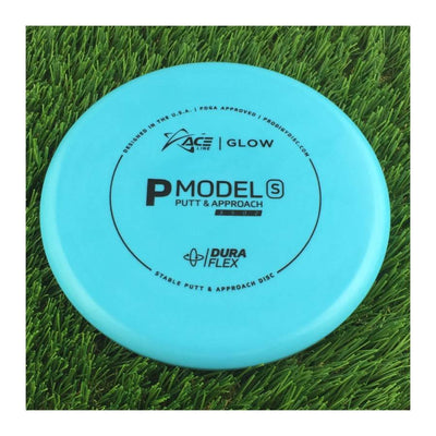 Prodigy Ace Line DuraFlex Color Glow P Model S with Cale Leiviska 2021 Bottom Stamp Stamp - 175g - Solid Blue