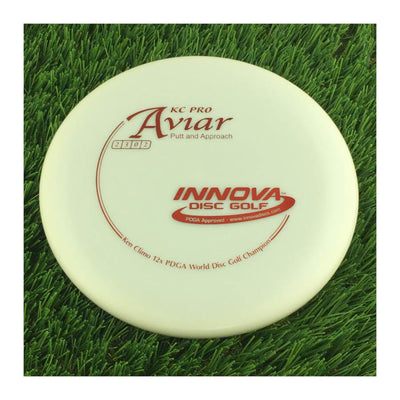 Innova Pro KC Aviar with Ken Climo 12x PDGA World Disc Golf Champion Stamp - 150g - Solid Off White