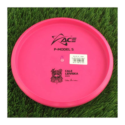 Prodigy Ace Line DuraFlex Color Glow P Model S with Cale Leiviska 2021 Bottom Stamp Stamp - 175g - Solid Pink