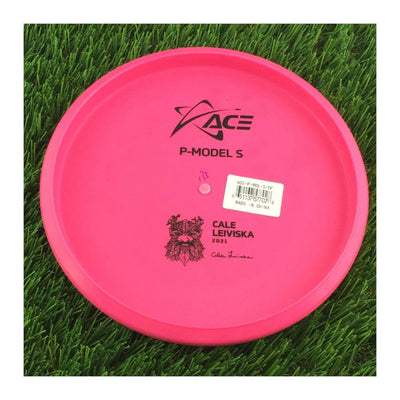 Prodigy Ace Line DuraFlex Color Glow P Model S with Cale Leiviska 2021 Bottom Stamp Stamp - 175g - Solid Pink