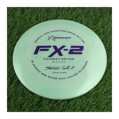 Prodigy 500 FX-2 with 2022 Signature Series Thomas Gilbert - #1 Ranked and Rated Disc Golfer In Canada Stamp - 175g - Solid Pale Blue