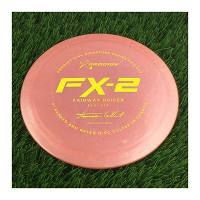 Prodigy 500 FX-2 with 2022 Signature Series Thomas Gilbert - #1 Ranked and Rated Disc Golfer In Canada Stamp - 173g - Solid Orange