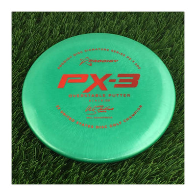 Prodigy 500 PX-3 with 2022 Signature Series Will Schusterick - 3X United States Disc Golf Champion Stamp - 174g - Solid Green