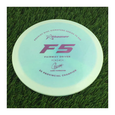 Prodigy 500 F5 with 2022 Signature Series Casey Hanemayer 5X Provincial Champion Stamp - 174g - Solid Pale Blue