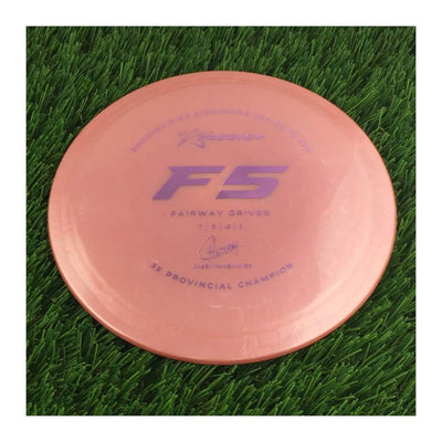Prodigy 500 F5 with 2022 Signature Series Casey Hanemayer 5X Provincial Champion Stamp - 174g - Solid Muted Pink