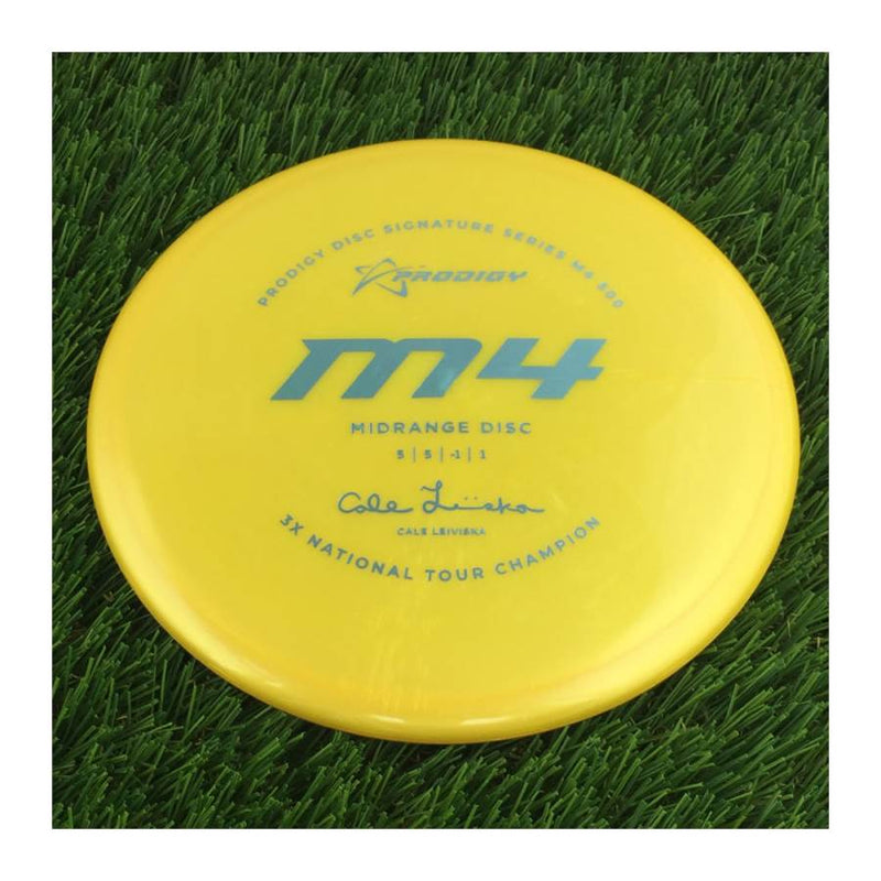 Prodigy 500 M4 with 2022 Signature Series Cale Leiviska - 3X National Tour Champion Stamp - 178g - Solid Yellow
