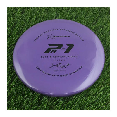Prodigy 400 PA-1 with 2022 Signature Series Alden Harris - 2020 Music City Open Champion Stamp - 170g - Solid Purple