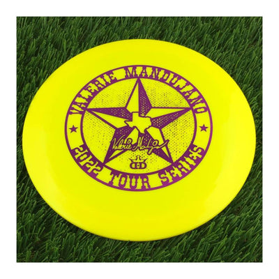 Dynamic Discs Fuzion X-Blend Vandal with Valerie Mandujano - 2022 Tour Series - Texas Star Stamp - 173g - Solid Yellow