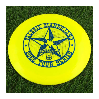 Dynamic Discs Fuzion X-Blend Vandal with Valerie Mandujano - 2022 Tour Series - Texas Star Stamp - 174g - Solid Yellow