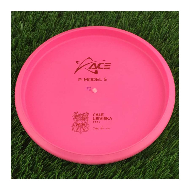 Prodigy Ace Line Basegrip Color Glow P Model S with Cale Leiviska 2021 Bottom Stamp Stamp - 175g - Solid Pink