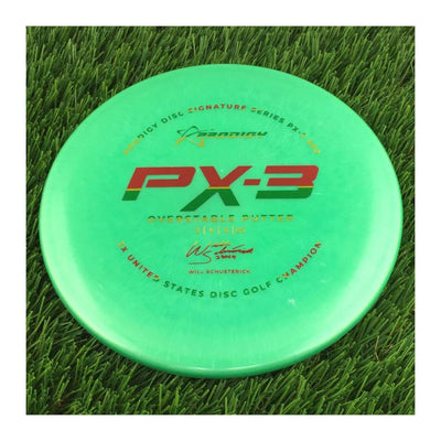 Prodigy 500 PX-3 with 2022 Signature Series Will Schusterick - 3X United States Disc Golf Champion Stamp - 170g - Solid Green
