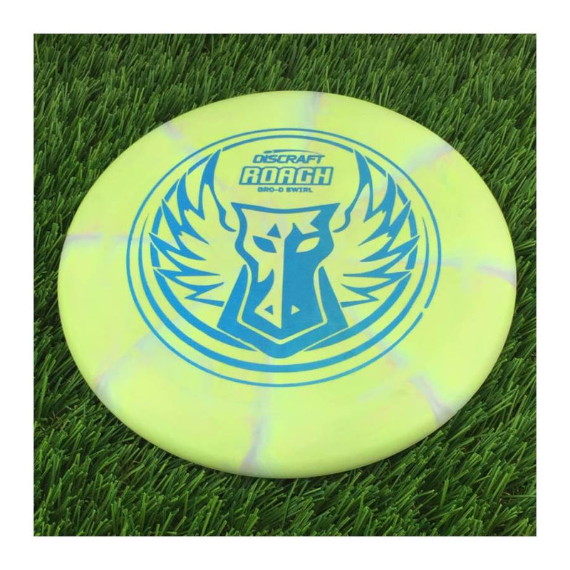 Discraft Swirl Roach with Brodie Smith Dark Horse Stock Stamp Stamp - 174g - Solid Green